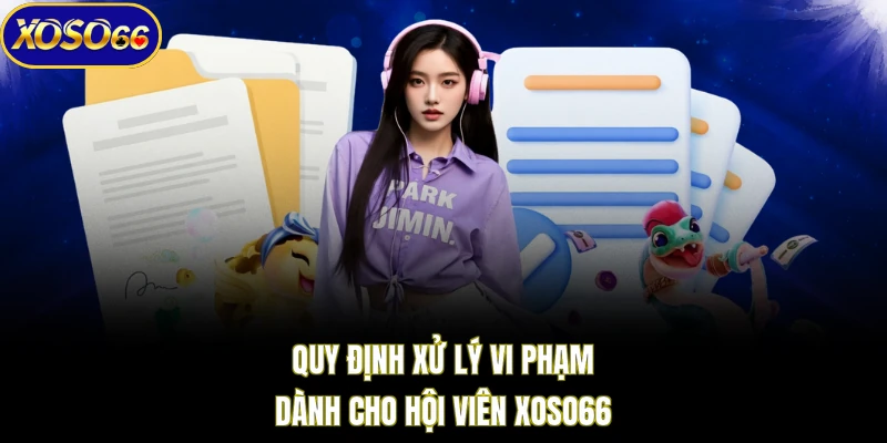 Quy định xử lý vi phạm dành cho hội viên XOSO66