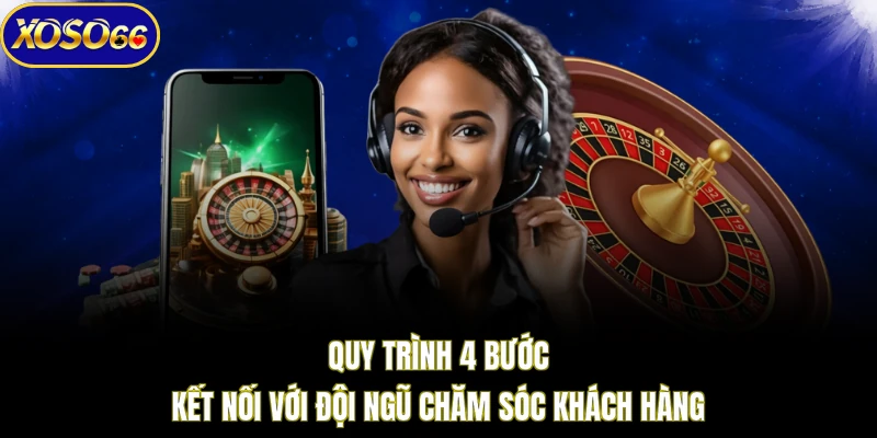 Quy trình 4 bước kết nối với đội ngũ chăm sóc khách hàng